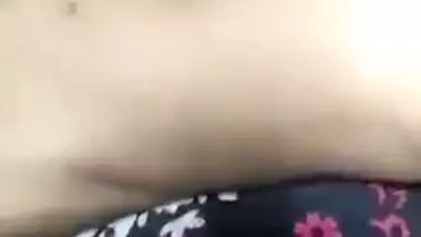 Young Desi model exposes boobies and hair on pubis in solo sex show
