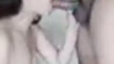 Whorish wife with mask is fucked by her XXX lover in Desi homemade porn