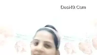 Today Exclusive- Sexy Desi Bhabhi Record Her Nude Video For Lover Part 1