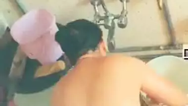 Boy enjoys sex partner from India taking impromptu shower in the nude