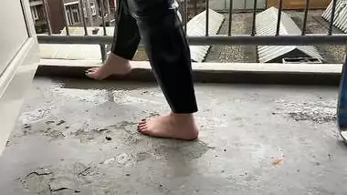 Walking Outside Barefoot Then making Slave Lick My Feet | Empress Jade Feet