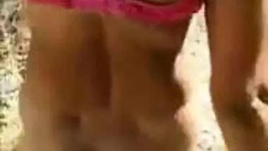 Desi wife Reeta nude walking in outdoor and hubby recording