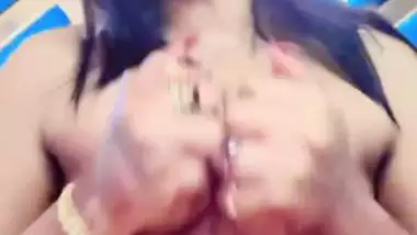 Bengali girl licking boobs with video call to lover