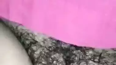 Village Desi girl has hairy XXX pussy bonked with fingers and dick