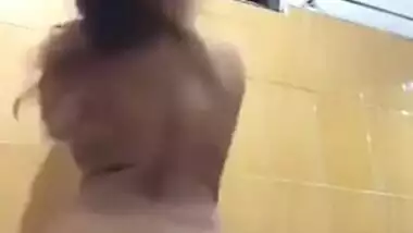 Sexy babe In bathroom