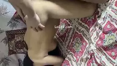 Satin nighty wife hardcore home sex with new husband