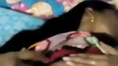 Girl sleeps but perverted guy wants sex and paws her in Indian video