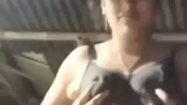 Bengali village girl bra removed and boobs pressing