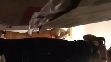 South Indian wife dress change secretly recorded on mobile