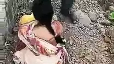 Cheating Indian Wife Fucks Lover outdoors while Husband at work