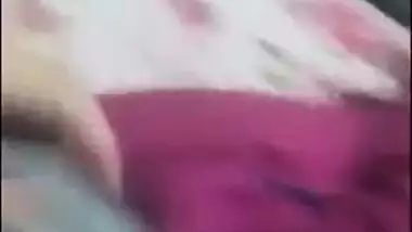 Naughty Desi horny girl sucking her own XXX boobs on camera
