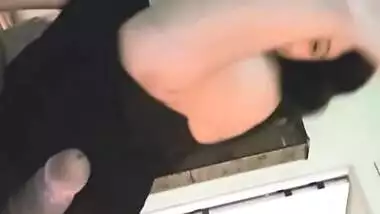 Extremely Cute Desi wife giving Blowjob to her Husband