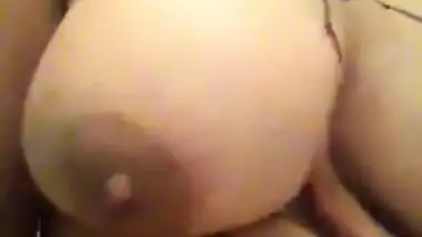 Super cute milk tanker girl boobs and pussy show for lover 1