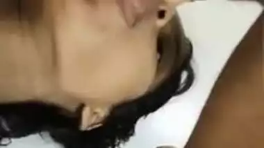 Indian XXX girl gives deepthroat blowjob to her lover on cam MMS