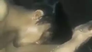 Amateur Desi video of wild Tamil XXX threesome fucking on the bed