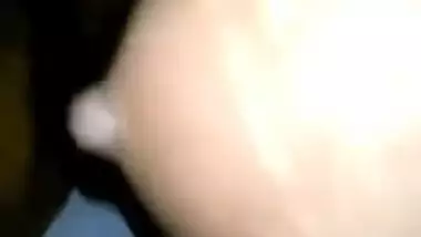 Sweet Desi teen with nice tits begins sex by sucking BF's XXX rod