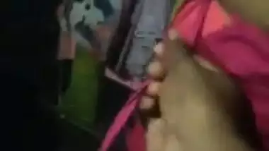 Cute sexy Bengali wife striptease show