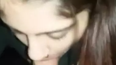 Beautiful bhabhi sensual blowjob