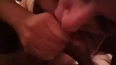 Busty Desi Babe Sucking cock,showing Boob & giving Footjob 5 clips part 3