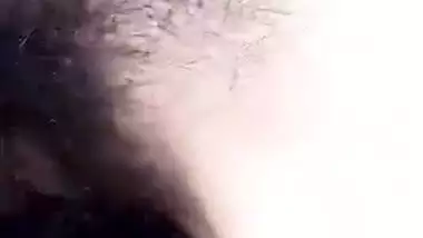 Girlfriend Outdoor Riding Her Boyfriend Big Dick & Cum Inside Her Hairy Pussy