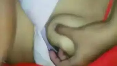 Young Bangladeshi Boy Sucking Old Bangladeshi Prostitute Aunty Boobs and Kissing Her