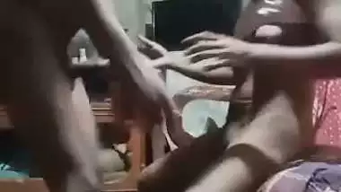 Desi pervert bangs his stepsister in village sex
