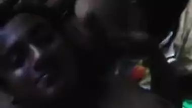 Very shy indian girl cooperating to boy frnd for nude selfie