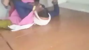 Desi man caught on the camera having XXX affair with shy housemaid