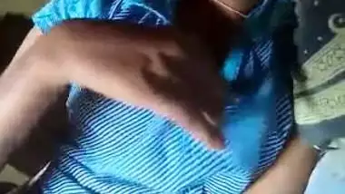 Clothed Desi woman touches tits after porn buddy says he won't come