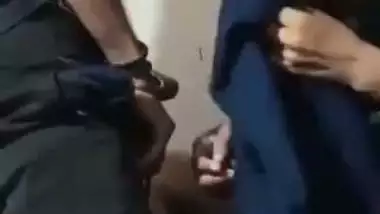 Village girl’s first blowjob MMS with her horny cousin