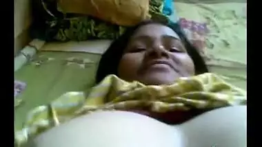 Leaks Mms sex video, Big boobs of village Tamil aunty exposed to her devar