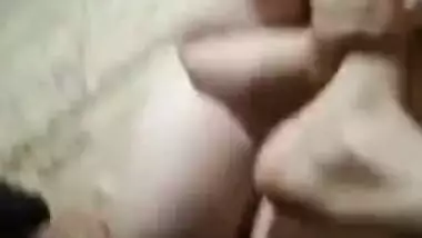 Fetish XXX session of Desi wife worshiping hubby's feet in MMS clip