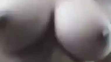 Fair big boobed Indian local girl