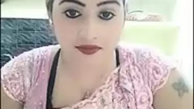 New Face Assured, Deep navel in see through pink saree, No way miss