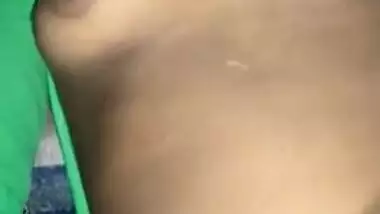 Desi fuck fingers herself while excited guy touches her boobs on cam