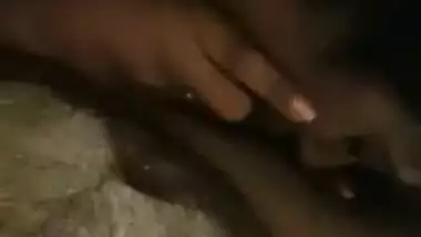 Very hot MMS video of slender Desi gal riding XXX cock after blowjob