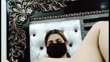 Busty nude Desi wench talks dirty when fingering XXX anus for BF