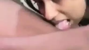 Bihari girl gives a quick desi blowjob to her stepbrother