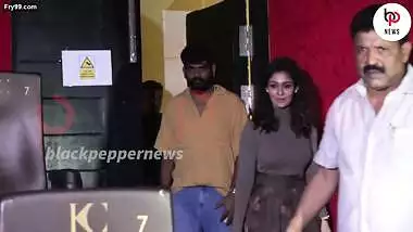 Nayanthara Hottest Ever Huge Boobs Show & Leesha Eclairs Cleavage Show in Public