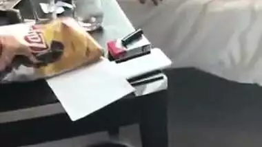 Indian hubby recording his wife getting fucked by friend