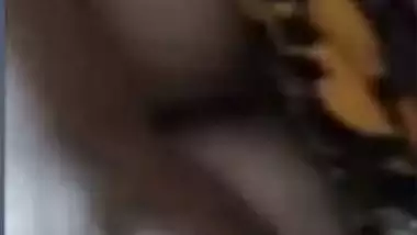 Hot wife exposing nude body curves to ex-lover