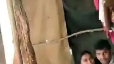 Husband caught unsatisfied wife she fuck with lover in barn, scandal Desi mms