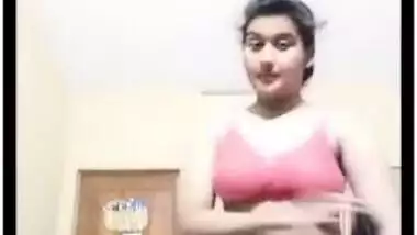 Exclusive- Cute Indian Girl Strip Her Cloths And Showing Her Boobs And Pussy