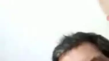 Old man enjoys a nude video call with another couple