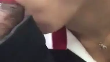 An Air hostess gives a blowjob to the pilot in an Indian xxx