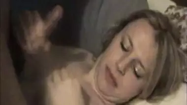 Lulu sucks & gets face fucked (Oops its in the hair again!)