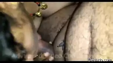 Big boobs desi wife sucking hubbys cock and hubby licking her juicy pussy