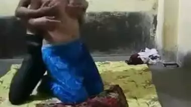 Man approaches Desi girlfriend from behind and feels up her XXX boobies