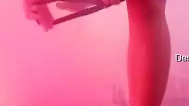 Today Exclusive- Hot Desi Girl Record Her Nude Video