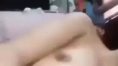 Girlfriend nude video making for boyfriend viral MMS